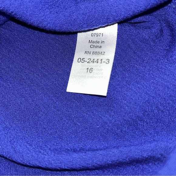 Ellos Embellished Blue Midi Tank Dress - Picture 3 of 6